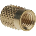 RS PRO Brass Flush Threaded Insert M4 Diameter 5.6 mm Depth 7.95 mm 278-556