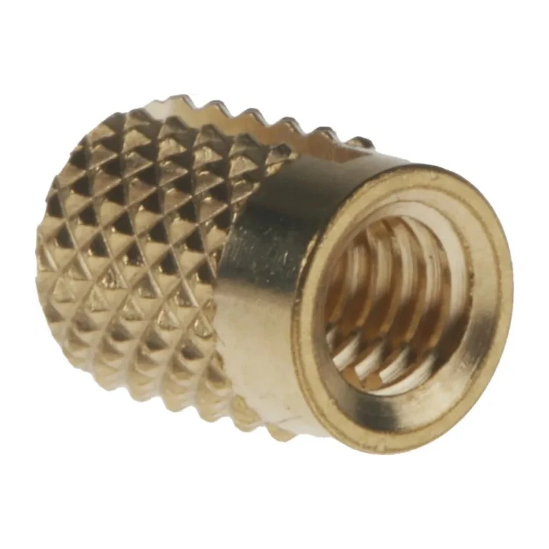 RS PRO Brass Flush Threaded Insert M4 Diameter 5.6 mm Depth 7.95 mm 278-556
