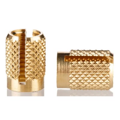 RS PRO Brass Threaded Insert Flush Type M5 Diameter 6.4 mm Depth 9.35 mm 278-562