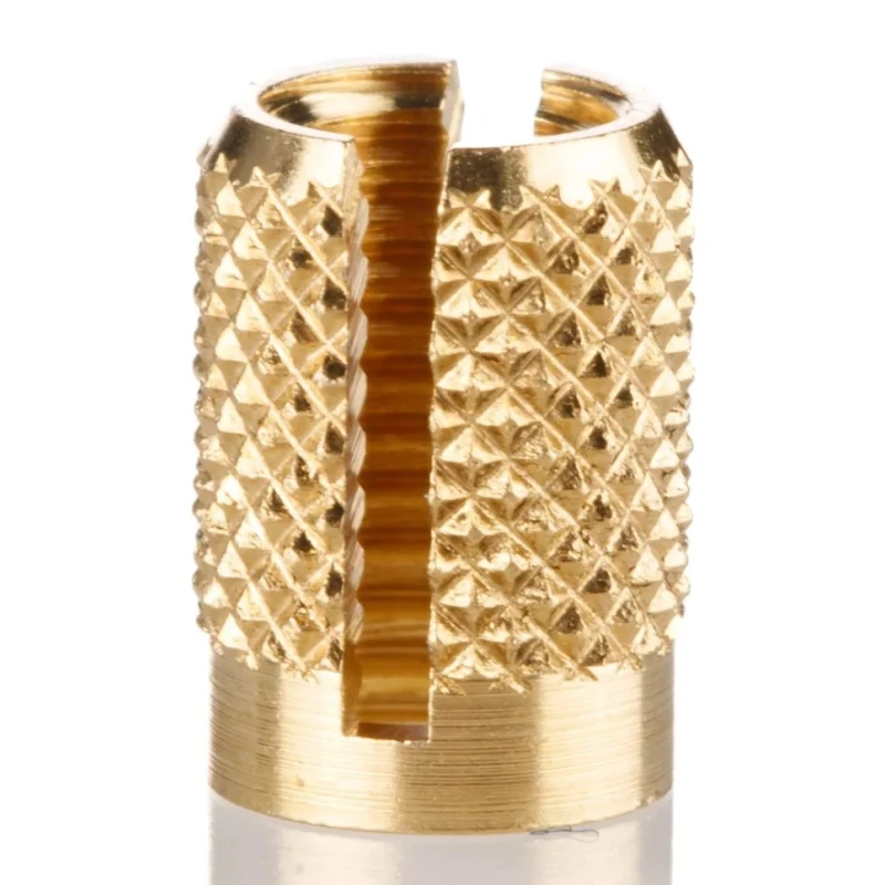 RS PRO Brass Threaded Insert Flush Type M5 Diameter 6.4 mm Depth 9.35 mm 278-562
