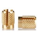 RS PRO Brass Threaded Insert Flush Type Diameter 8 mm Depth 12.7 mm M6 278-578
