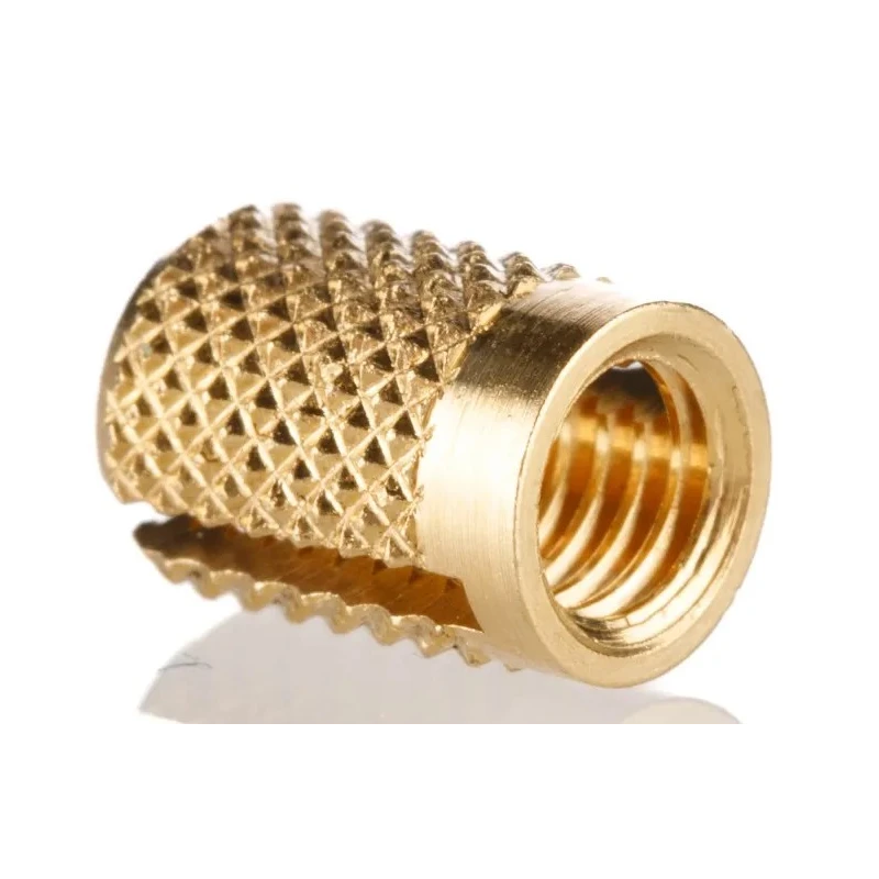 RS PRO Brass Threaded Insert Flush Type Diameter 8 mm Depth 12.7 mm M6 278-578