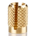 RS PRO Brass Threaded Insert Flush Type Diameter 8 mm Depth 12.7 mm M6 278-578