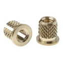 RS PRO Brass Flanged Flush Threaded Insert M3.5 with 4.8 mm Fixing Hole Diameter and 6.35 mm Depth 278-590