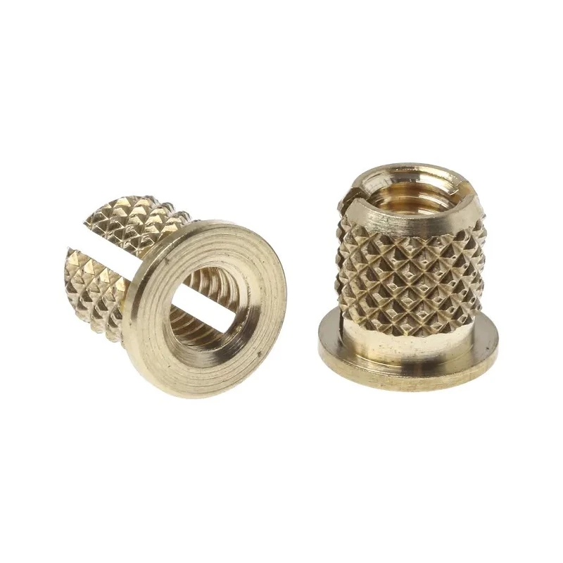 RS PRO Brass Flanged Flush Threaded Insert M3.5 with 4.8 mm Fixing Hole Diameter and 6.35 mm Depth 278-590