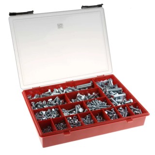 RS PRO Stainless Steel Hex Drive Set Screw/Bolt Kit 1165 Pieces, Hex Head, Plain Finish 278-118