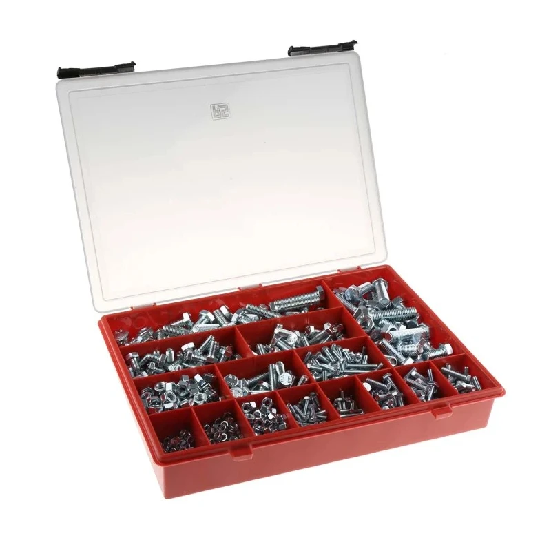 RS PRO Stainless Steel Hex Drive Set Screw/Bolt Kit 1165 Pieces, Hex Head, Plain Finish 278-118