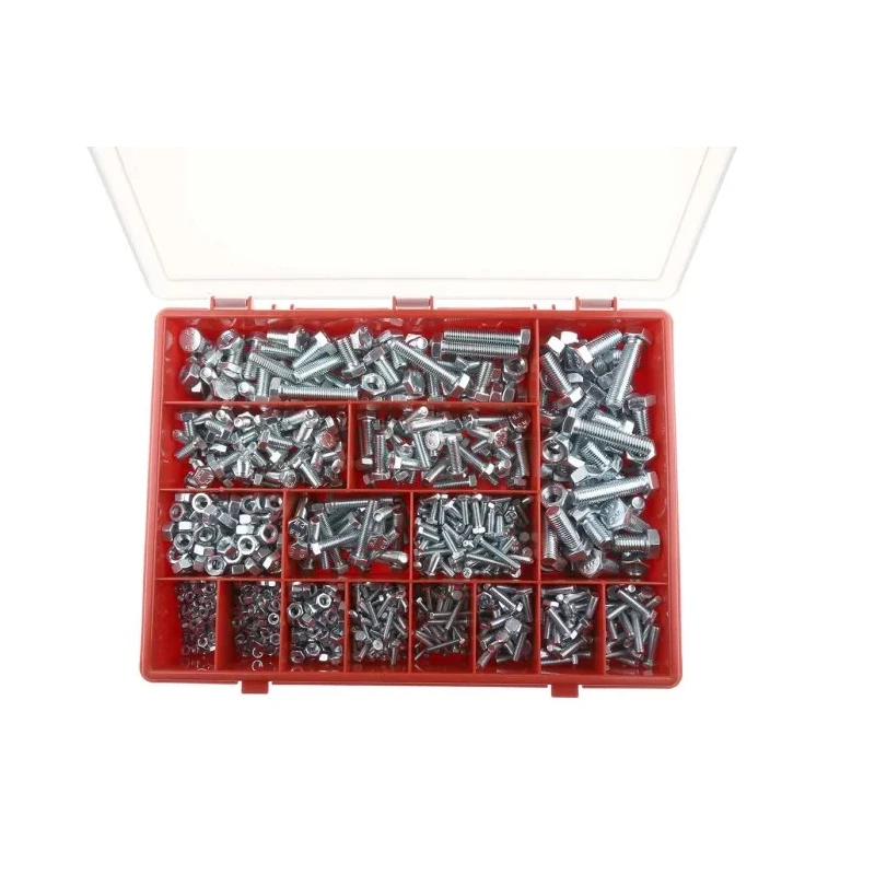 RS PRO Stainless Steel Hex Drive Set Screw/Bolt Kit 1165 Pieces, Hex Head, Plain Finish 278-118