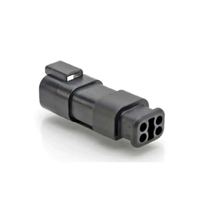 Amphenol Industrial AT Automotive Connector Female Black Cable 4 Way Crimp Termination AT04-4P-SR01BLK