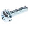 RS PRO M3 x 12 mm Bright Zinc Steel Pan Head Sems Screw with Spring Washer 278-657