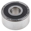 FAG 2 Row Angular Contact Ball Bearing 10 mm ID 30 mm OD 14 mm Race Width Polyamide Cage Steel Balls Sealed 3200-BB-2RSR-TVH