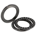 FAG 1 Row Thrust Ball Bearing, Deep Groove Steel Balls and Raceways, 50 mm ID, 70 mm OD, 14 mm Width, 51110