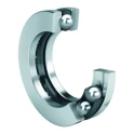 FAG 1 Row Thrust Ball Bearing, Deep Groove Steel Balls and Raceways, 50 mm ID, 70 mm OD, 14 mm Width, 51110