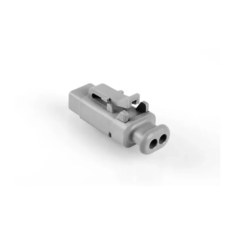 Amphenol Industrial Automotive Connector Male 2 Way Grey Cable Crimp Termination ATM06-2S-SR01GY