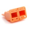 Amphenol Industrial Automotive Connector Accessory Thermoplastic Male 8 Way Wedge Lock AWM-8S