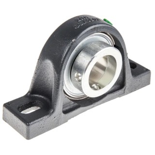 INA Plummer Block House, Cast Iron, 40 mm Inside Diameter, 49.2 mm Centre Height, 179 mm Length, PASE40-XL-N
