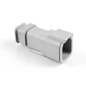 Amphenol Industrial ATM Automotive Connector Female Grey Cable 6 Way Crimp Termination ATM04-6P-SR01GY