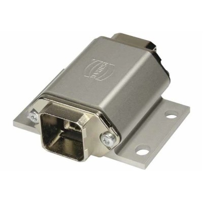 HARTING Heavy Duty Power Connector Wall Mount Screw Termination 1.75A 50V Han PushPull 09352210501