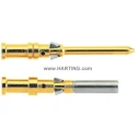 HARTING Han D Male Crimp Contact Heavy Duty Power Connector 10A Current 0.14-0.37 mm² Wire 09150006171