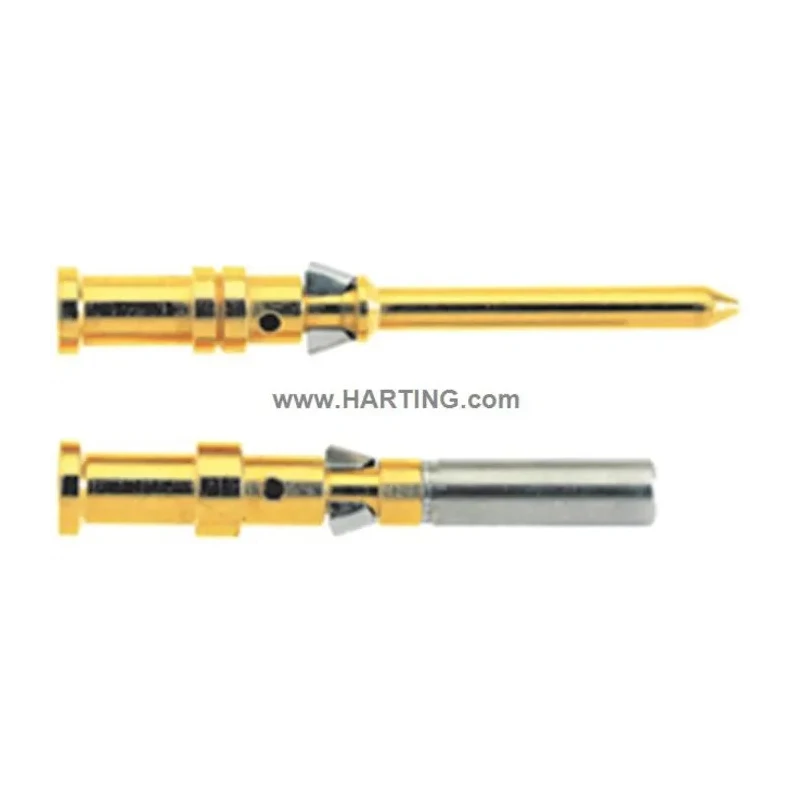 HARTING Han D Male Crimp Contact Heavy Duty Power Connector 10A Current 0.14-0.37 mm² Wire 09150006171