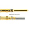 HARTING Han D Male Crimp Contact Heavy Duty Power Connector 10A Current 0.14-0.37 mm² Wire 09150006171