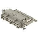 HARTING Heavy Duty Power Connector Insert 16A 600V 24 Contacts Female Han ES AV Series 09330244739