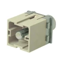 HARTING Heavy Duty Power Connector Module 200A 1000V Han-Modular Series Male 1 Contact 09140012668