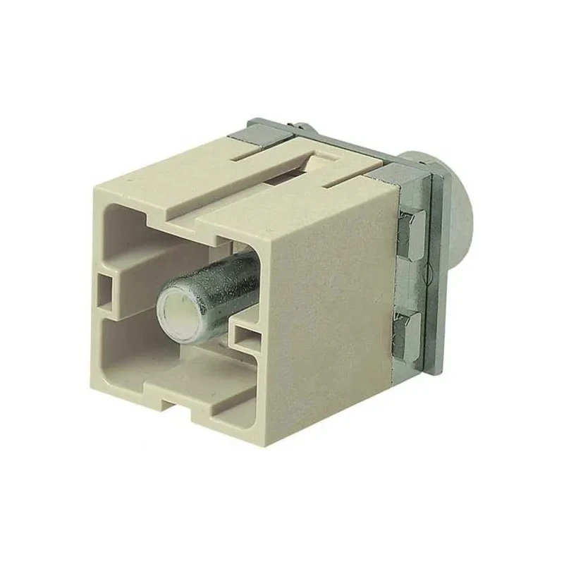 HARTING Heavy Duty Power Connector Module 200A 1000V Han-Modular Series Male 1 Contact 09140012668