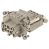 HARTING Heavy Duty Power Connector Insert 16A Han ES AV Series Female 6 Contacts 09330064729