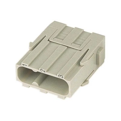 HARTING Heavy Duty Power Connector Module 3 Contacts 40A 600V Han-Modular Series Male 09140033003