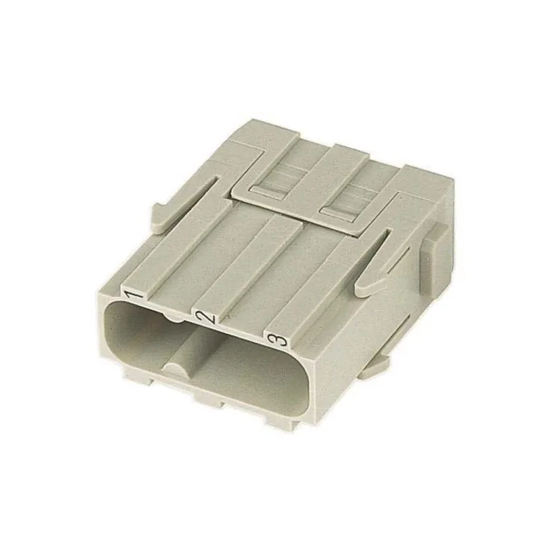 HARTING Heavy Duty Power Connector Module 3 Contacts 40A 600V Han-Modular Series Male 09140033003