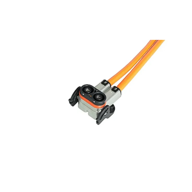 Amphenol Industrial EV Connector Type EV Male 120A 1000V Crimp Termination Right Angle HVSLS600