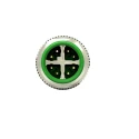 TE Connectivity Circular Connector, 8 Contacts, Cable Mount, M12 Size, Plug Male, IP67 Rated, X-code Series 1-2315714-2