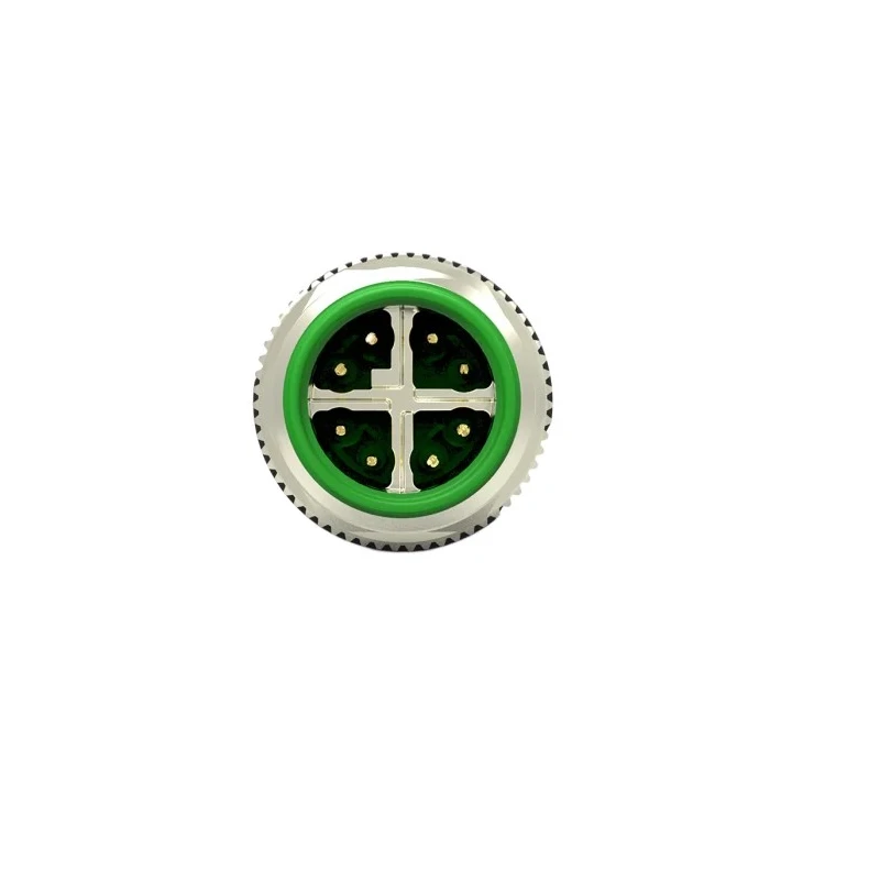 TE Connectivity Circular Connector, 8 Contacts, Cable Mount, M12 Size, Plug Male, IP67 Rated, X-code Series 1-2315714-2
