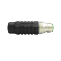 TE Connectivity Circular Connector, 8 Contacts, Cable Mount, M12 Size, Plug Male, IP67 Rated, X-code Series 1-2315714-2