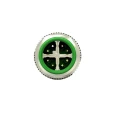 TE Connectivity Circular Connector, 8 Contacts, Cable Mount, M12 Plug Male, IP67, X-code Series 1-2315714-1
