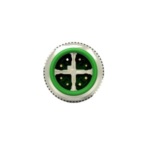 TE Connectivity Circular Connector, 8 Contacts, Cable Mount, M12 Plug Male, IP67, X-code Series 1-2315714-1