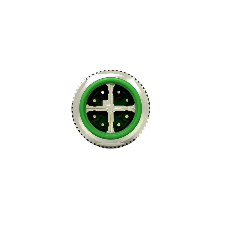 TE Connectivity Circular Connector, 8 Contacts, Cable Mount, M12 Plug Male, IP67, X-code Series 1-2315714-1