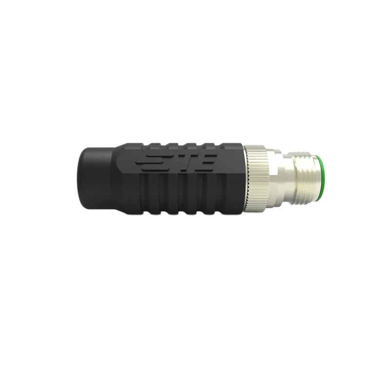 TE Connectivity Circular Connector, 8 Contacts, Cable Mount, M12 Plug Male, IP67, X-code Series 1-2315714-1