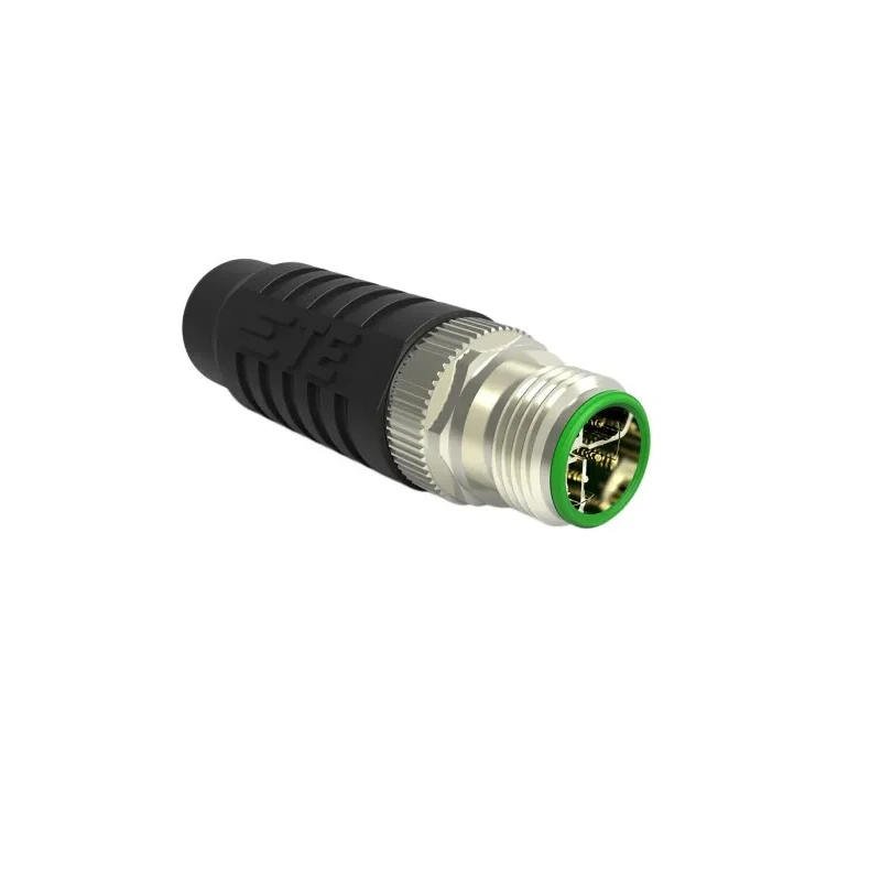 TE Connectivity Circular Connector, 8 Contacts, Cable Mount, M12 Plug Male, IP67, X-code Series 1-2315714-1