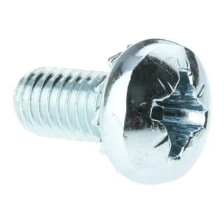 RS PRO M6 x 16 mm Bright Zinc Steel Pan Head Sems Screw with Spring Washer 278-770