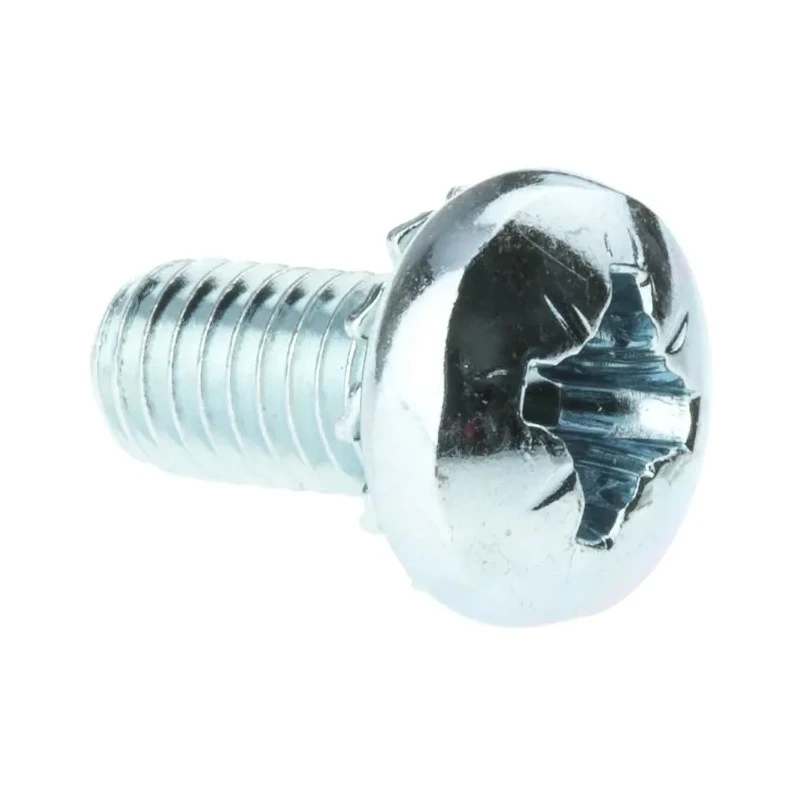 RS PRO M6 x 16 mm Bright Zinc Steel Pan Head Sems Screw with Spring Washer 278-770