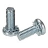 RS PRO Pan Head Pozidriv Sems Screw with Spring Washer, Steel Bright Zinc Plated, Length 16mm, Thread Size M6 278-786