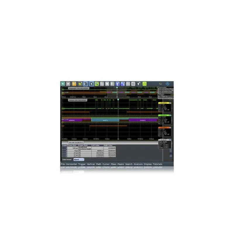 Rohde & Schwarz TDM) Triggering and Decoding Oscilloscope Software for RTC3000 Oscilloscope RTM-K5