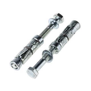 RawlPlug Carbon Steel Zinc Plated Shield Anchor M8 x 95mm Mechanical Loose Bolt R-RBL-M08/40W