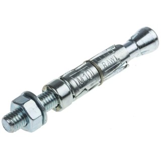 RawlPlug Carbon Steel Masonry Shield Anchor Bolt M10 x 105 mm Zinc Plated R-RBP-M10/30W