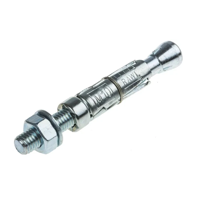 RawlPlug Carbon Steel Masonry Shield Anchor Bolt M10 x 105 mm Zinc Plated R-RBP-M10/30W