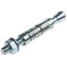 RawlPlug Carbon Steel Masonry Shield Anchor Bolt M10 x 105 mm Zinc Plated R-RBP-M10/30W