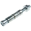 RawlPlug Carbon Steel Masonry Shield Anchor Bolt M10 x 105 mm Zinc Plated R-RBP-M10/30W