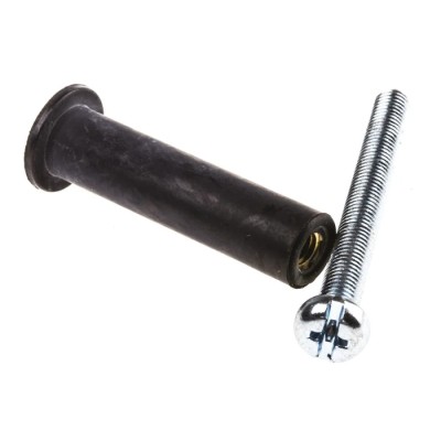 RawlPlug Multipurpose Synthetic Rubber Flexi Wall Plug with Metal Screw Fitting R-RNT-M5X40-50